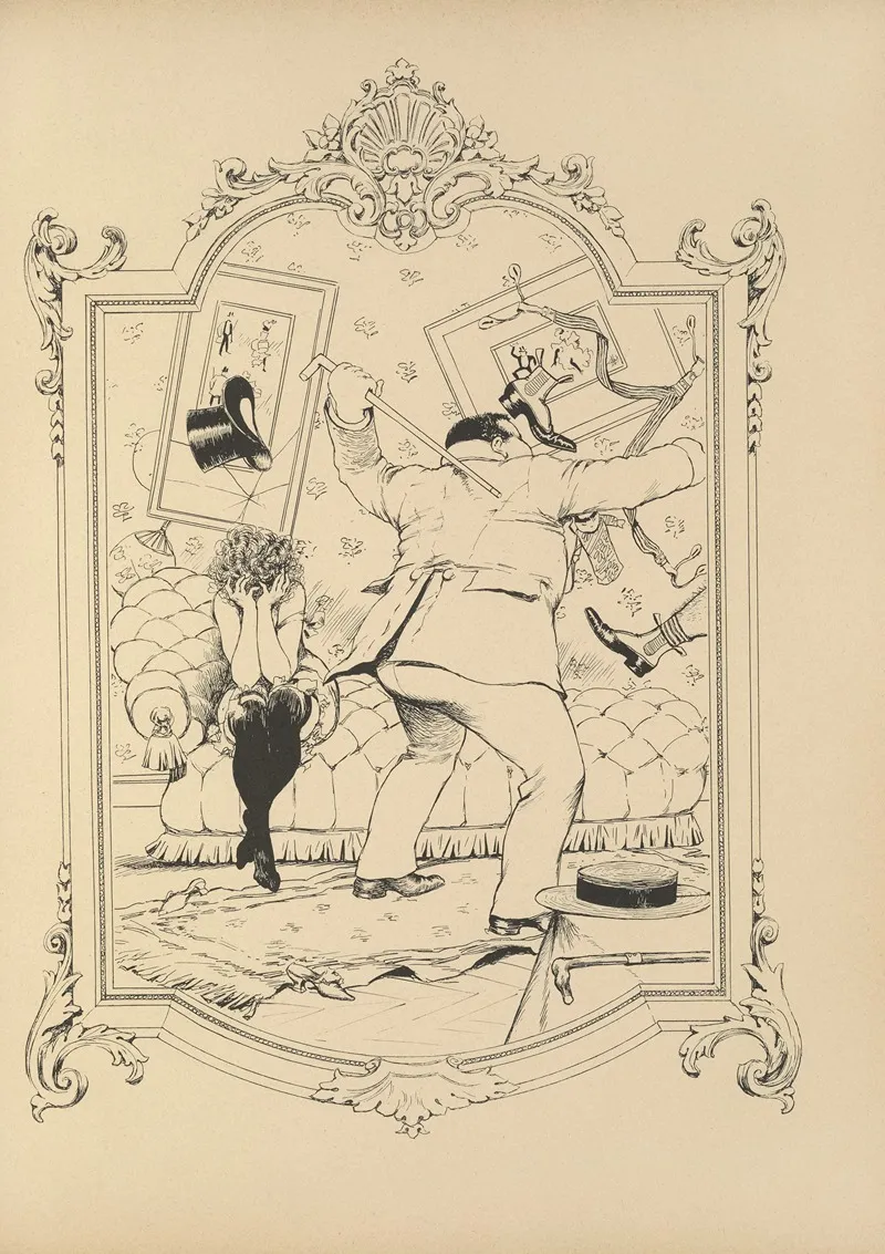 Memoires Dune Glace Pl 06 by Albert Guillaume - Canvas Print