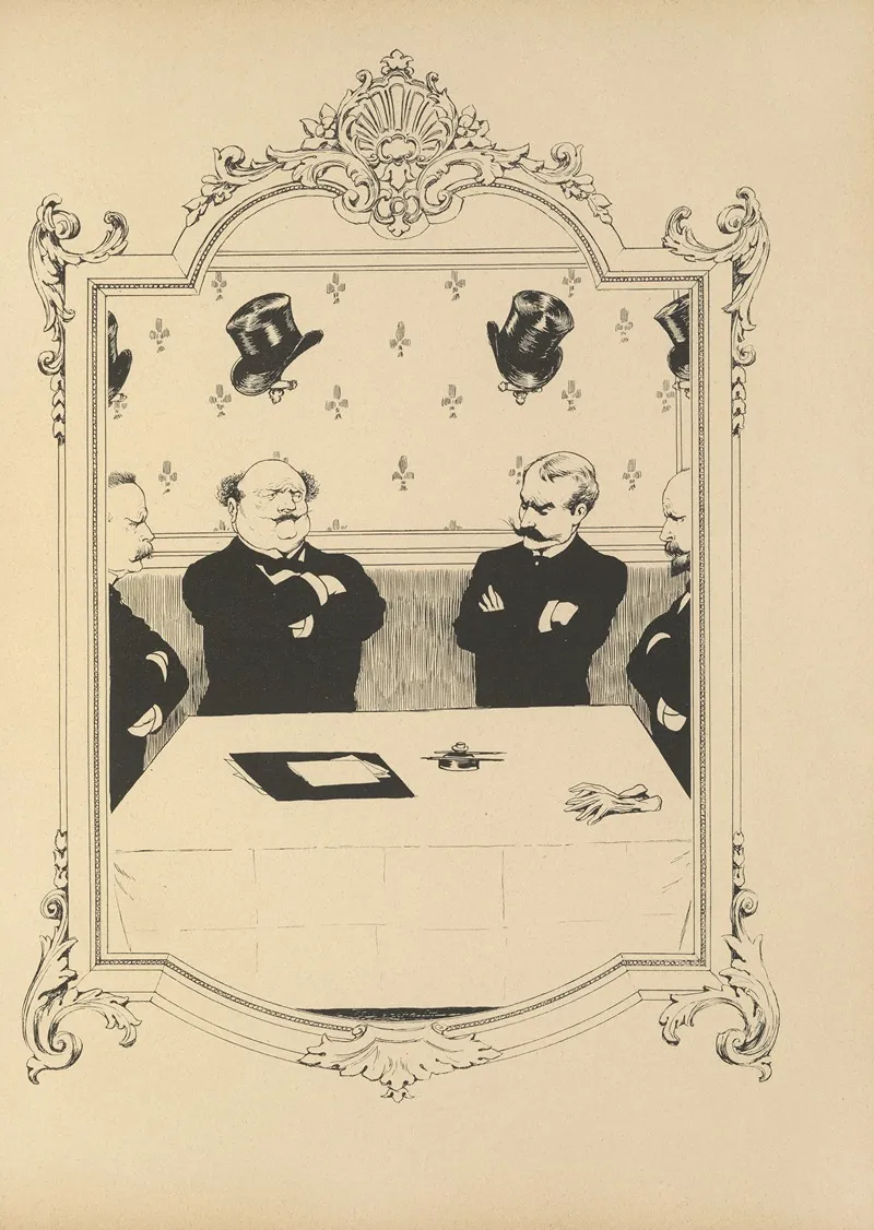 Memoires Dune Glace Pl 12 by Albert Guillaume - Canvas Print