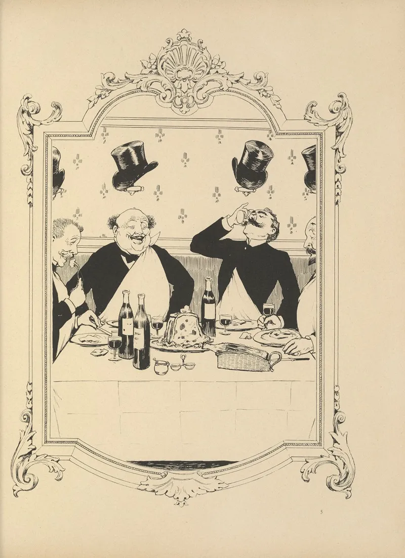 Memoires Dune Glace Pl 13 by Albert Guillaume - Canvas Print