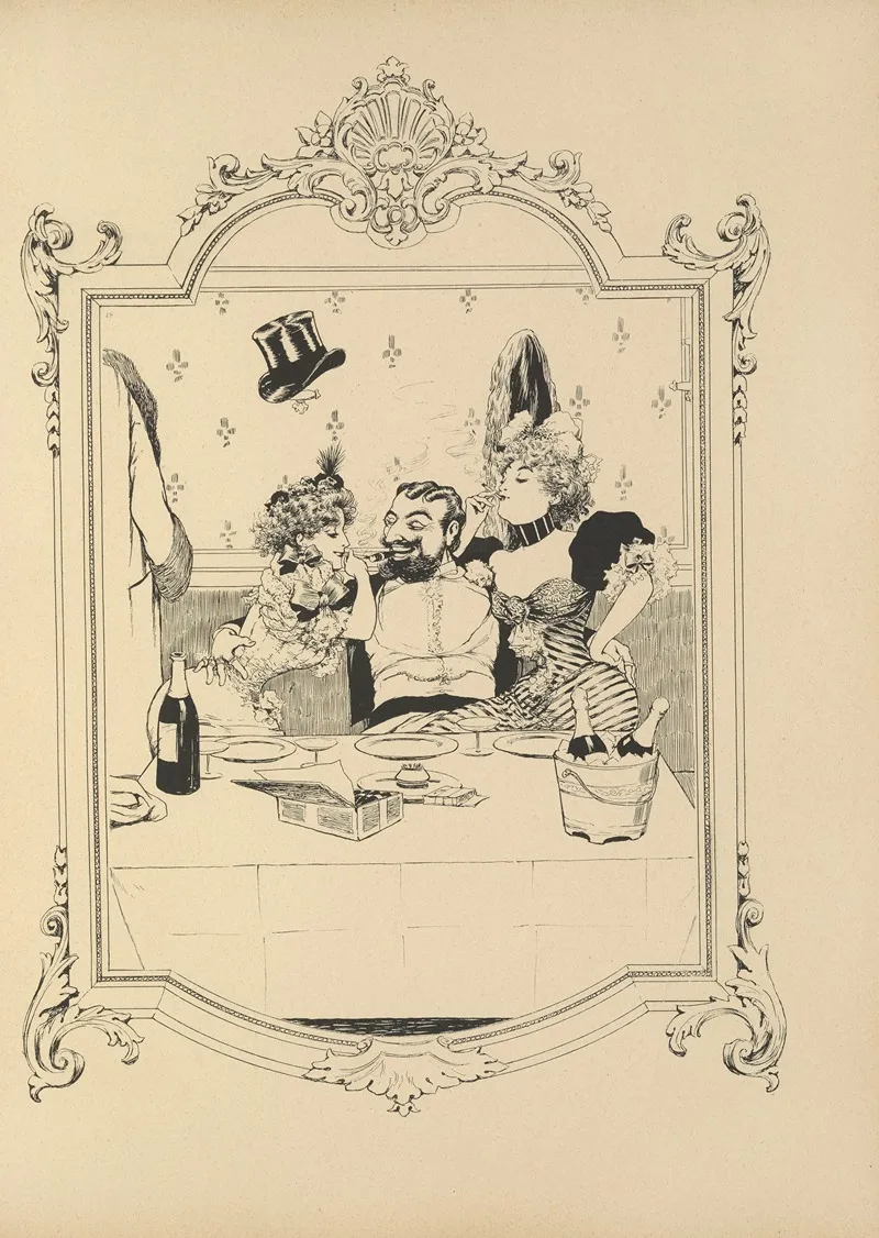 Memoires Dune Glace Pl 14 by Albert Guillaume - Canvas Print