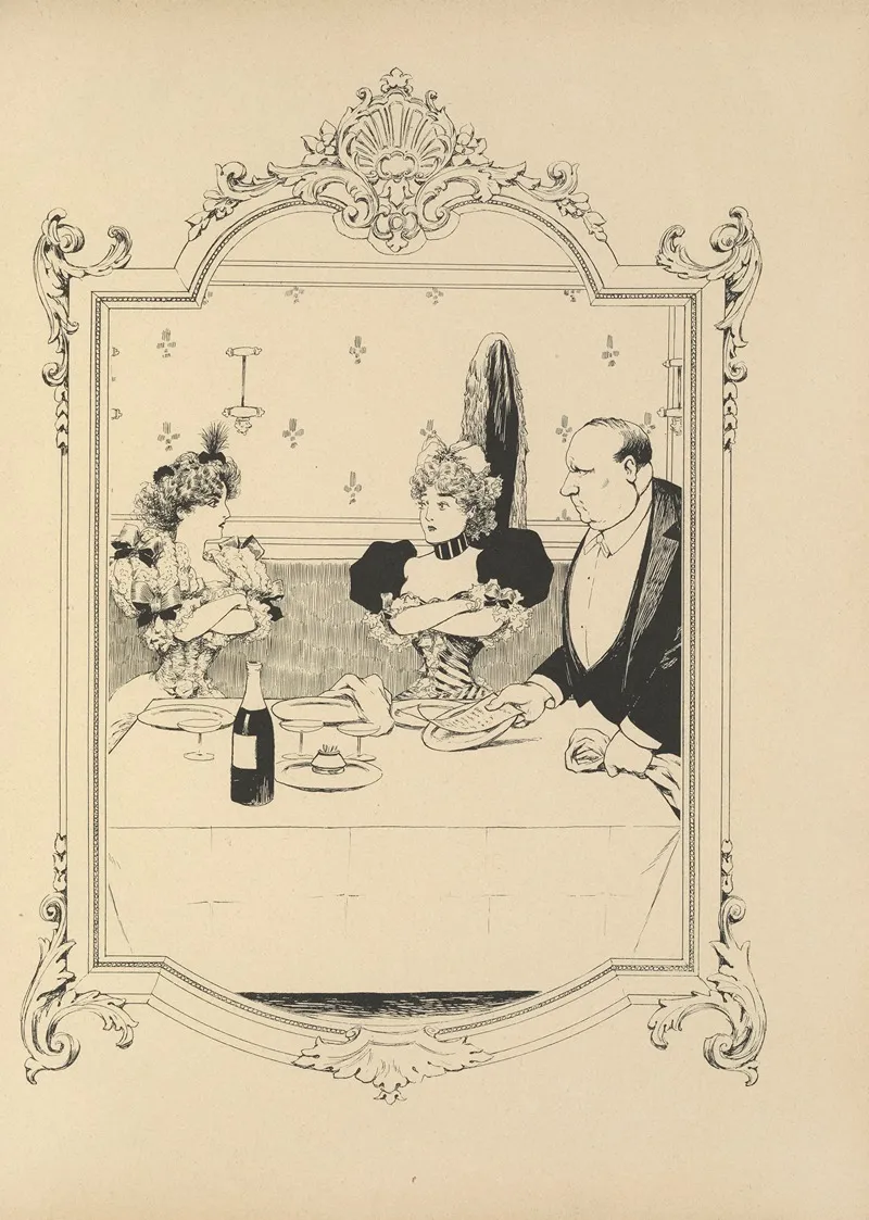 Memoires Dune Glace Pl 15 by Albert Guillaume - Canvas Print