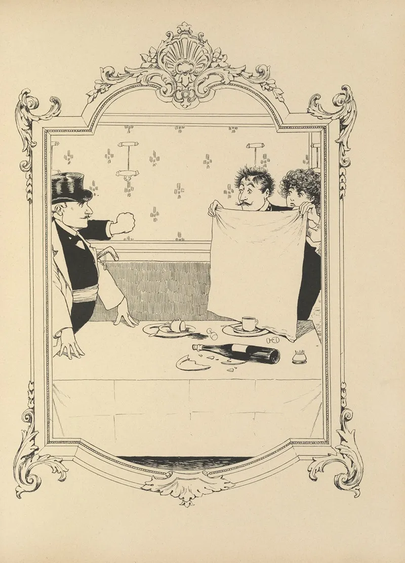 Memoires Dune Glace Pl 18 by Albert Guillaume - Canvas Print