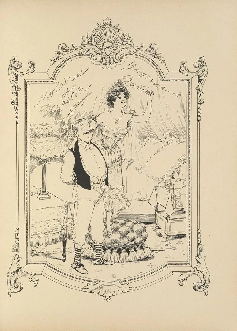 Memoires Dune Glace Pl 20 by Albert Guillaume - Canvas Print