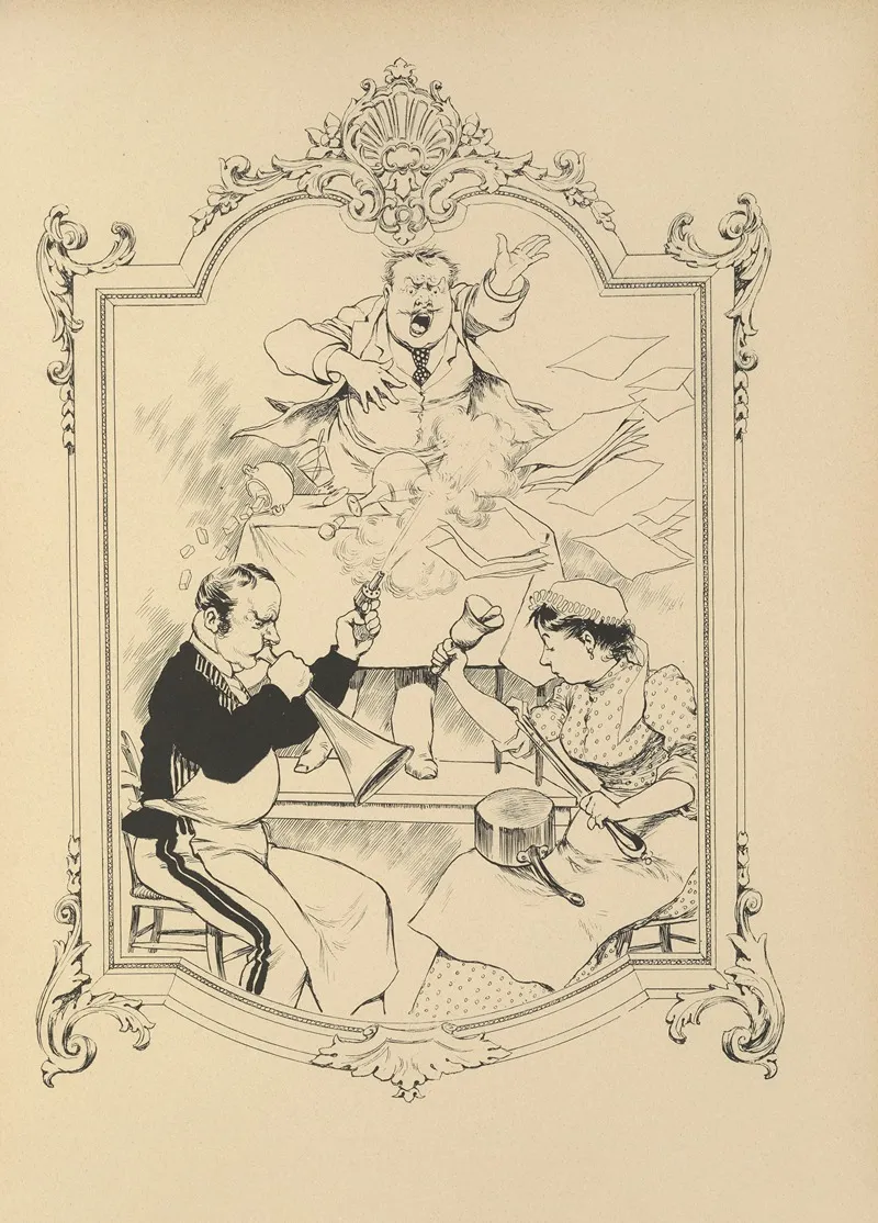 Memoires Dune Glace Pl 22 by Albert Guillaume - Canvas Print