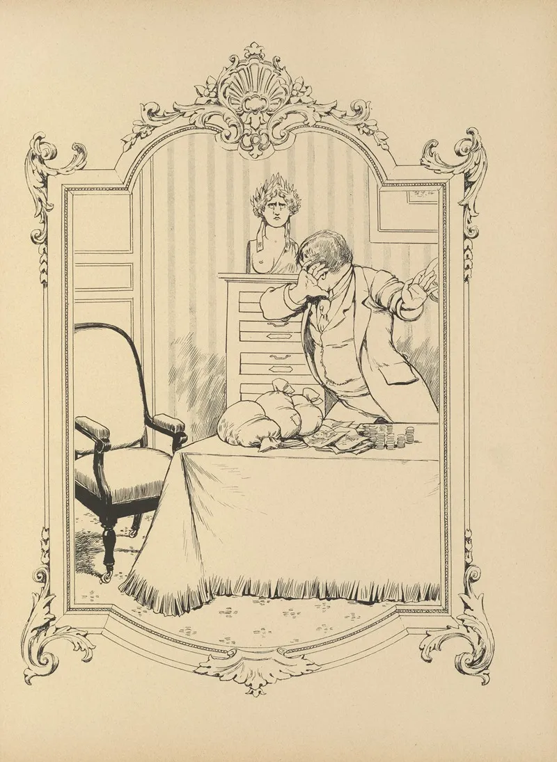 Memoires Dune Glace Pl 24 by Albert Guillaume - Canvas Print