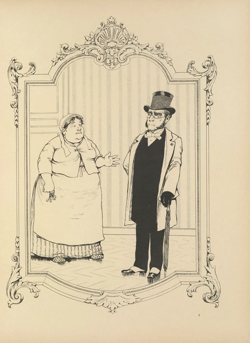 Memoires Dune Glace Pl 25 by Albert Guillaume - Canvas Print