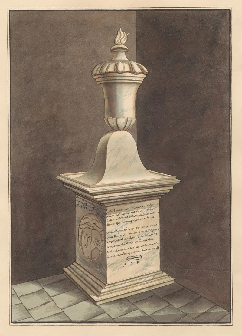 Memorial To Mathew Harvie From Twickenham Church by Daniel Lysons - Canvas Print