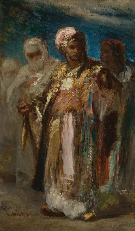 Men In Oriental Costumes