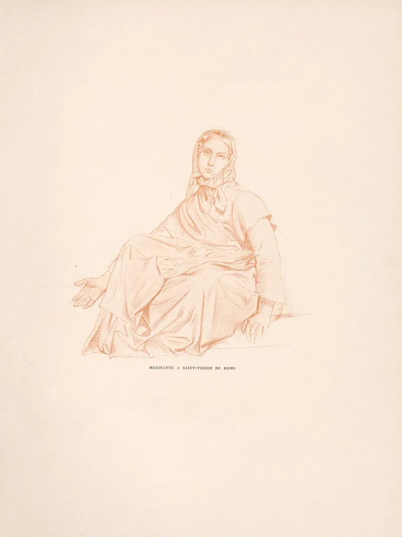 Mendiante A Saint Pierre De Rome