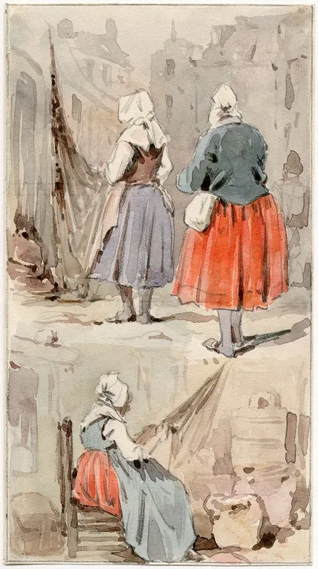 Mensen In Klederdracht Uit Omgeving Van Boulogne 4
