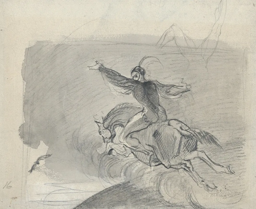Mephistopheles On A Horse