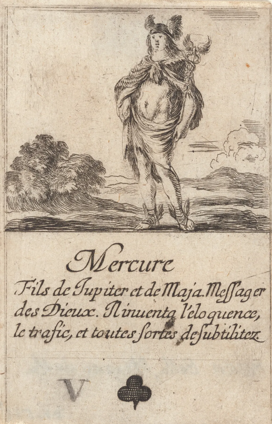 Mercure by Stefano Della Bella - Canvas Print