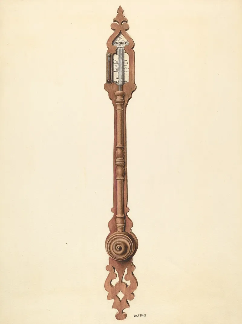 Mercury Barometer by Ray Price - Canvas Print