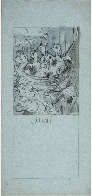 Merelnest Juni by Theo van Hoytema - Canvas Print