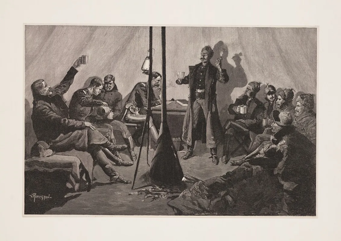 Merry Christmas In A Sibley Tepee