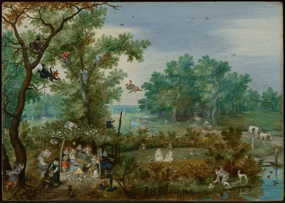 Merry Company In An Arbor 2