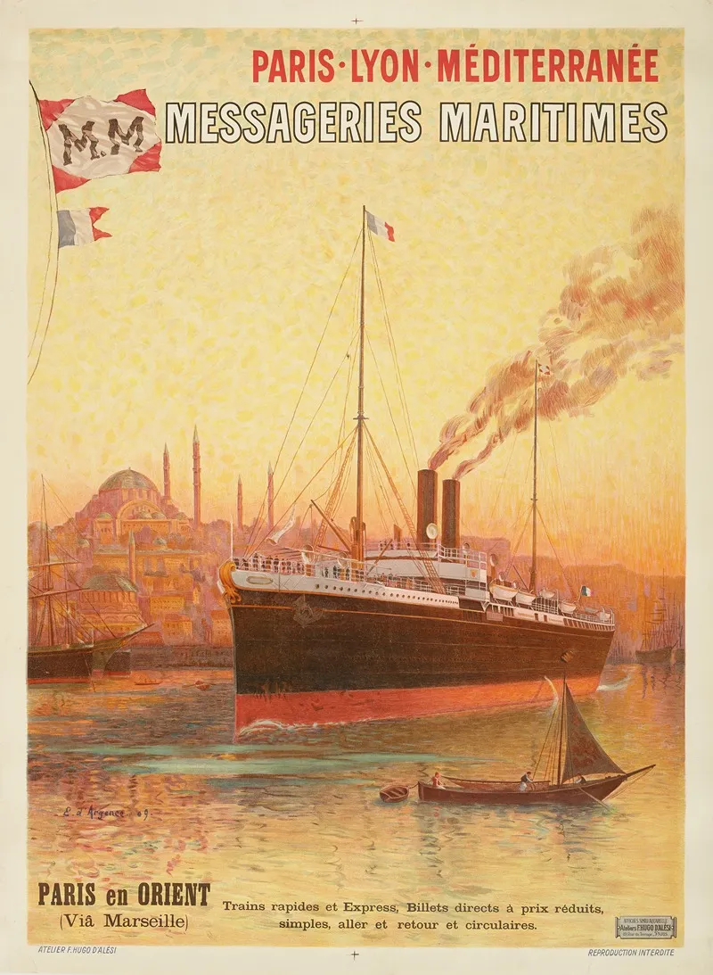 Messageries Maritimes Paris En Orient