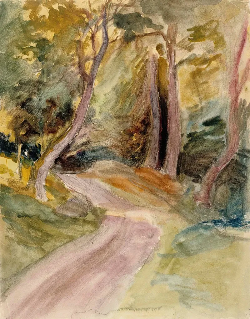 Metsansisusta by Albert Edelfelt - Canvas Print