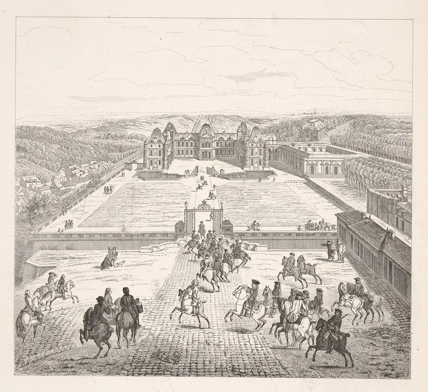 Meudon Chateau Around 1710
