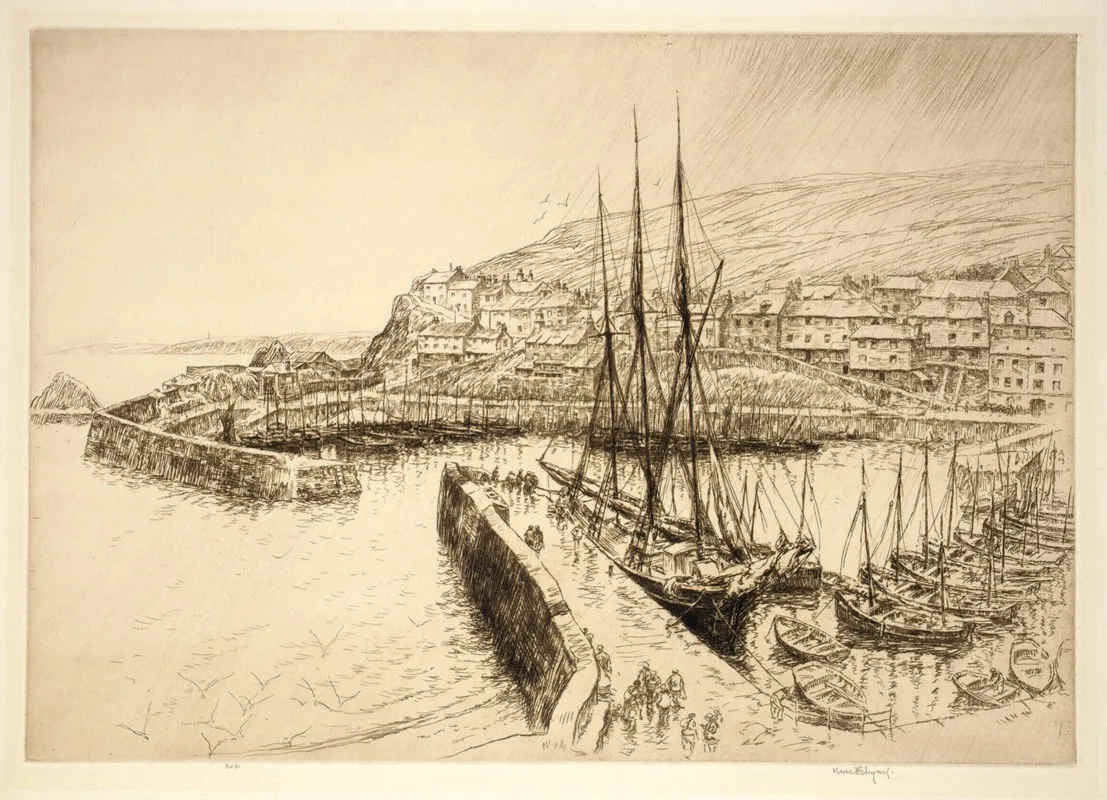 Mevagissey by Kerr Eby - Canvas Print