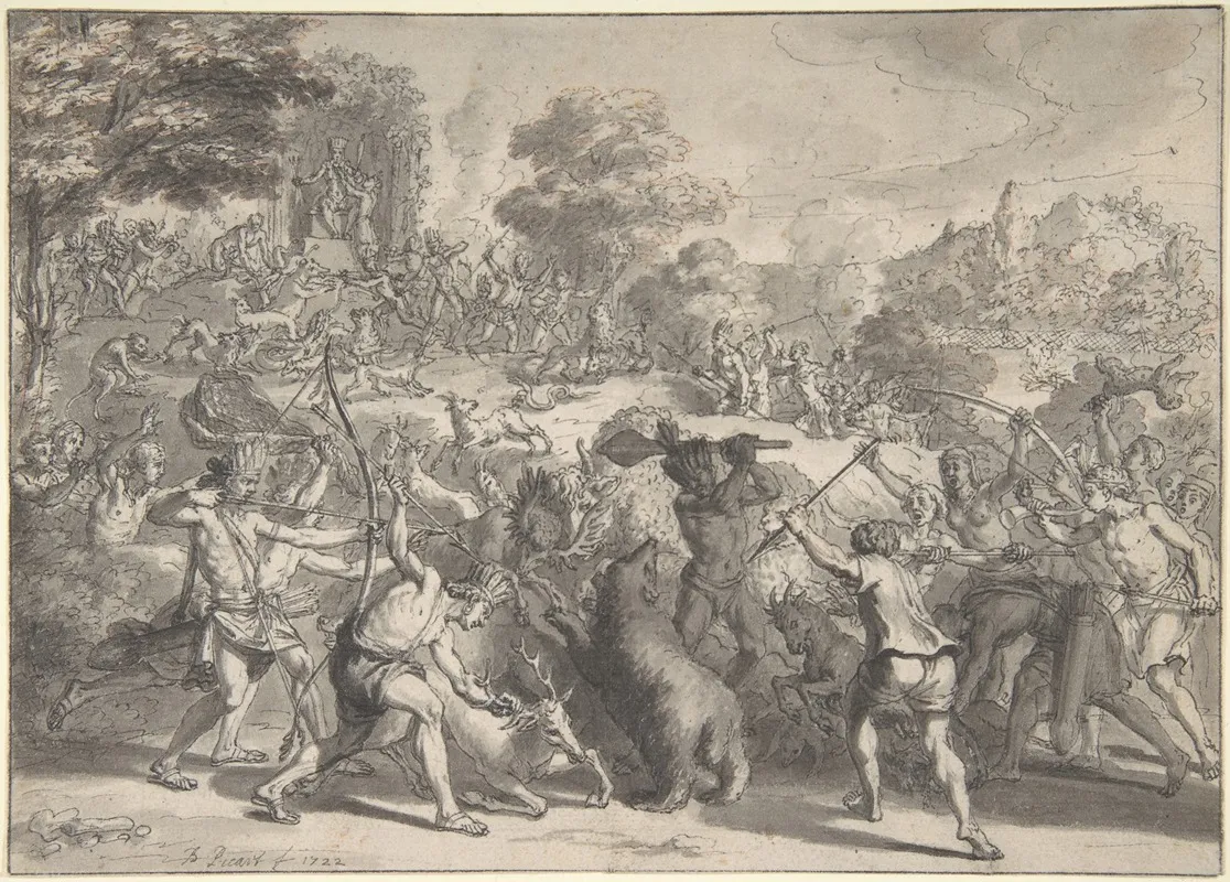 Mexican Sacrifice To The God Of Hunting