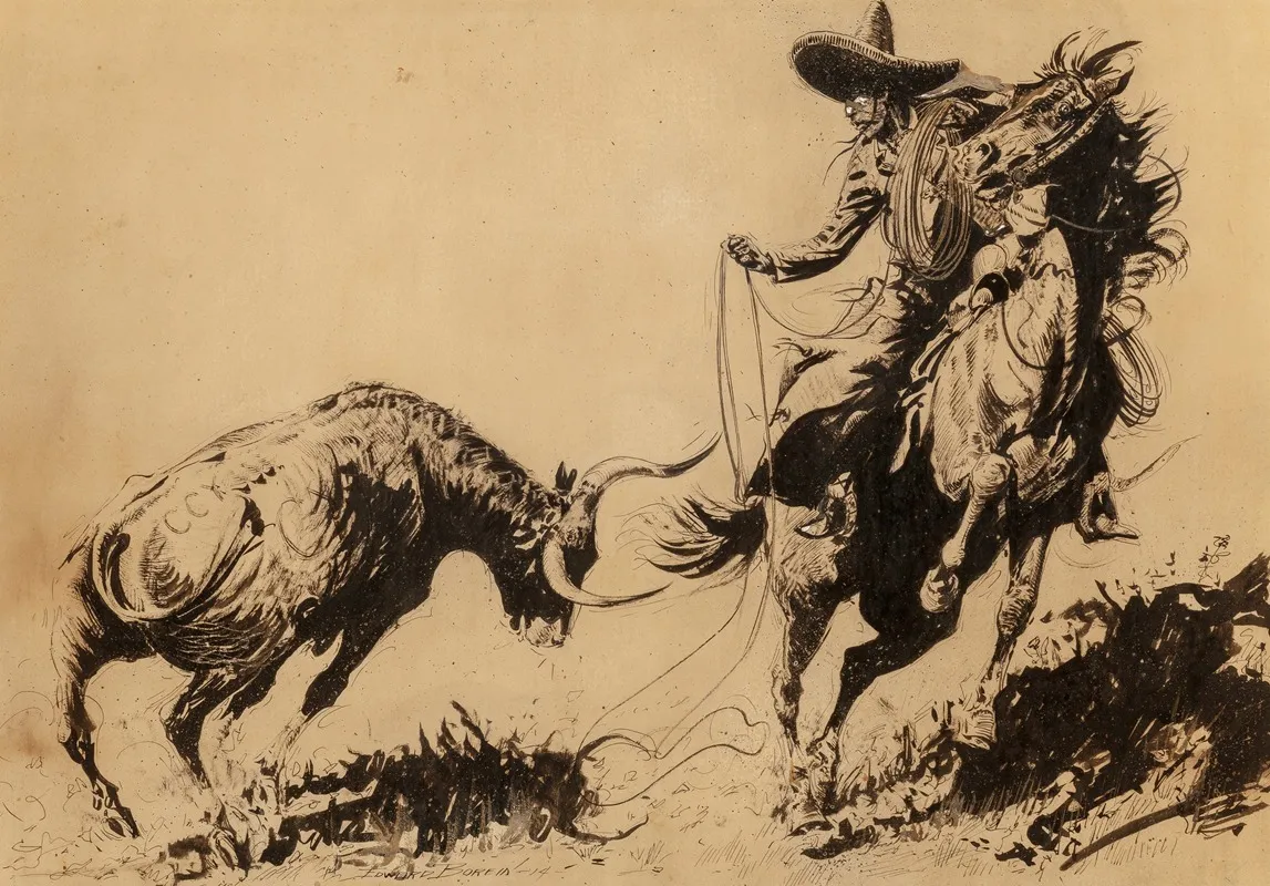 Mexican Steer On The Prod