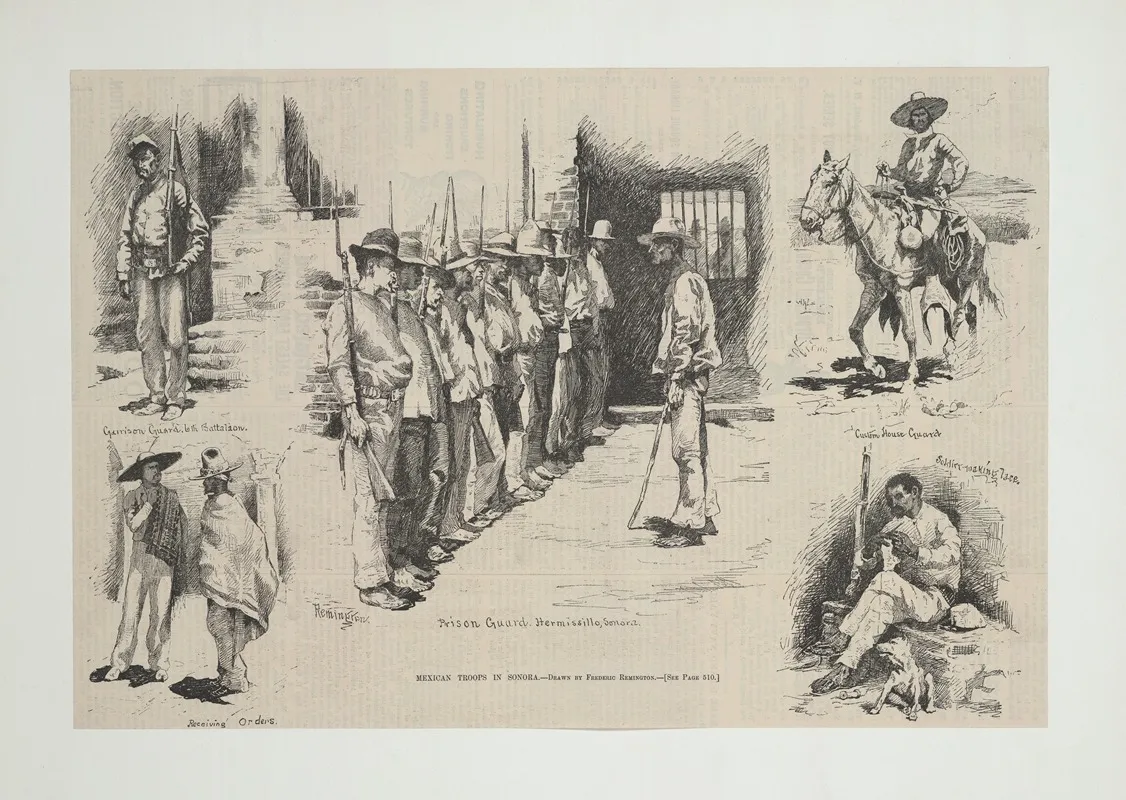 Mexican Troops In Sonora
