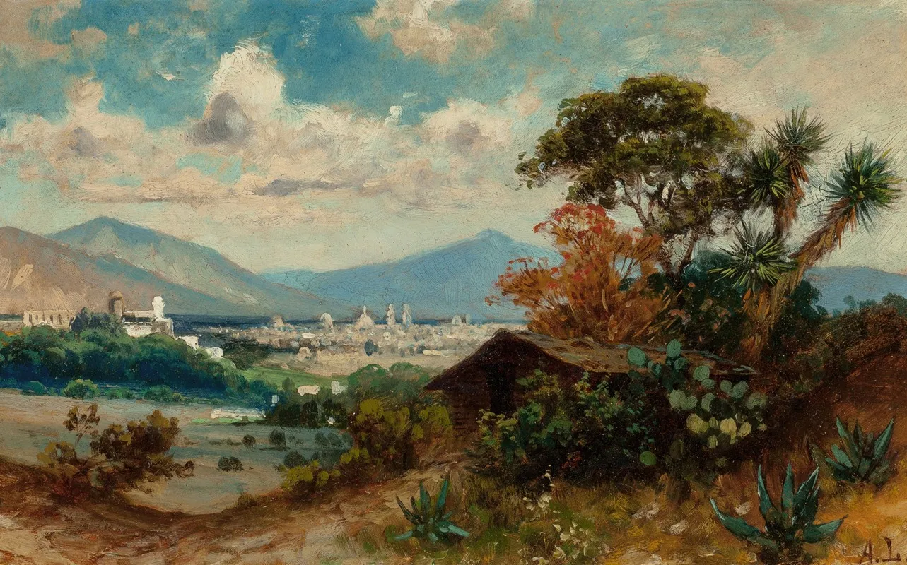 Mexico by August Löhr - Canvas Print
