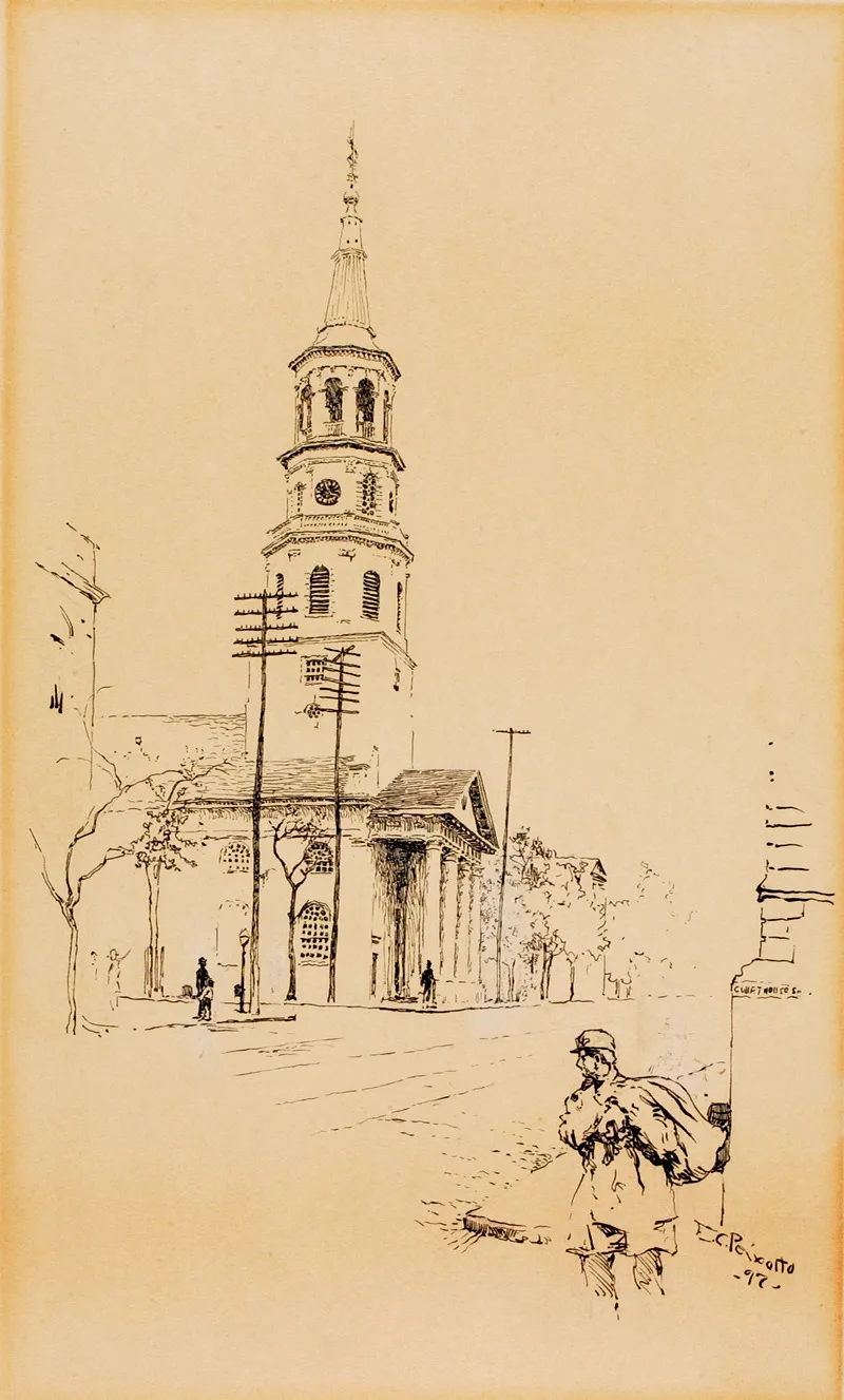 Michaels Church by Ernest Peixotto - Canvas Print