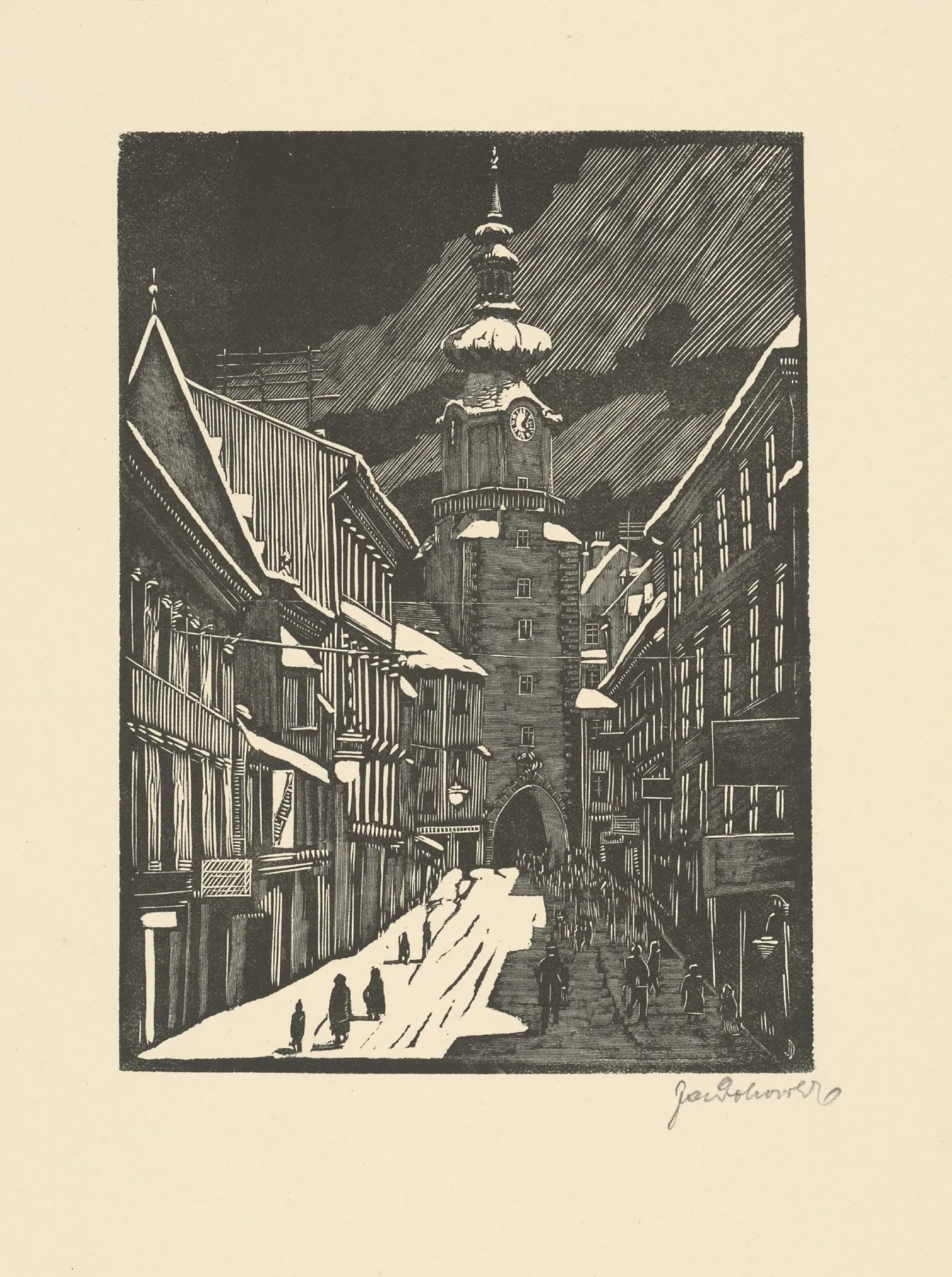 Michalska Brana by Jaroslav Dobrovolský - Canvas Print