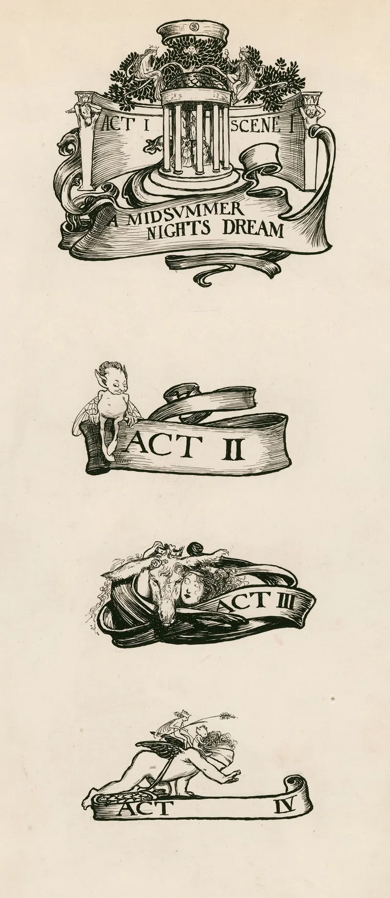 Midsummer Nights Dream Headings