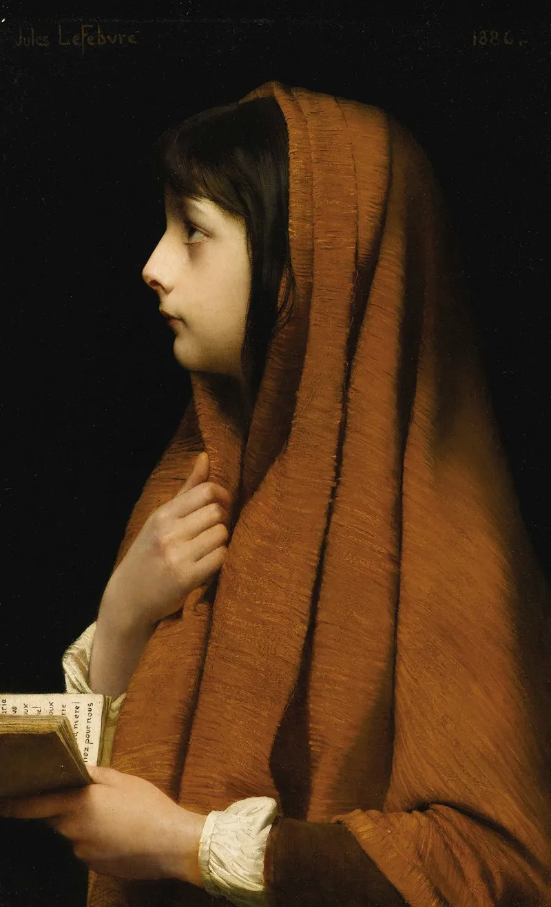 Mignon 4 by Jules Joseph Lefebvre - Canvas Print