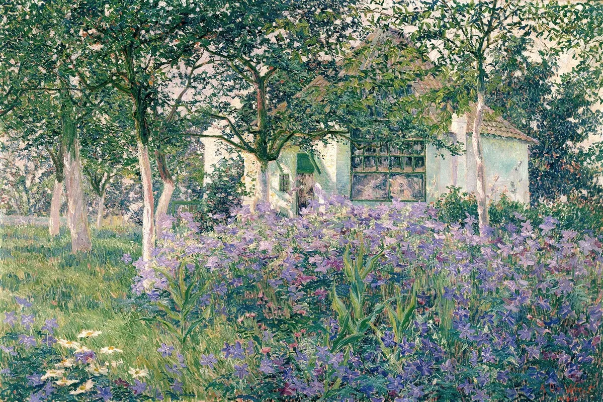 Mijn Atelier In Juni by Anna De Weert - Canvas Print