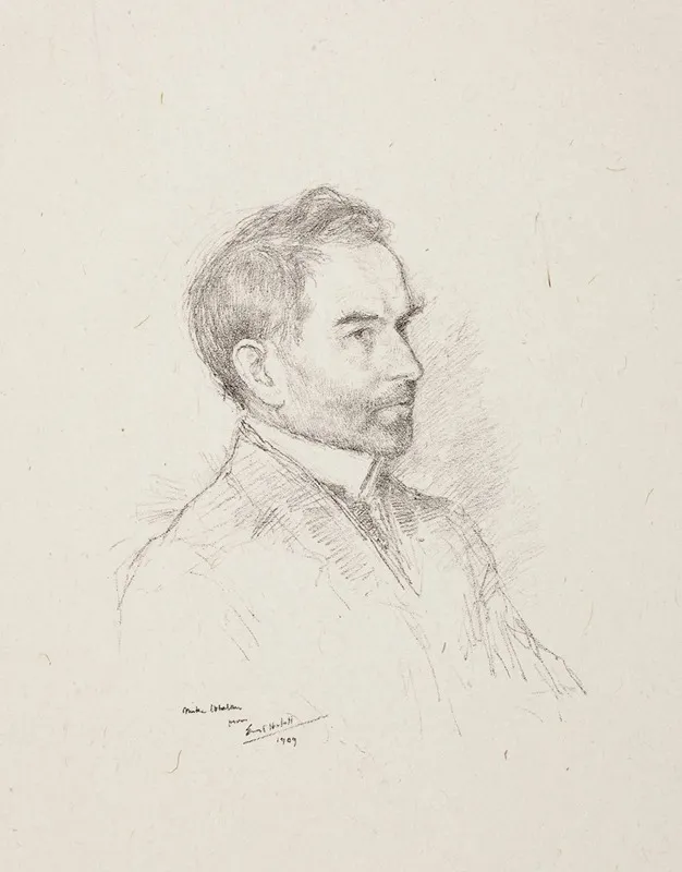 Mike Whalen by Ernest Haskell - Canvas Print