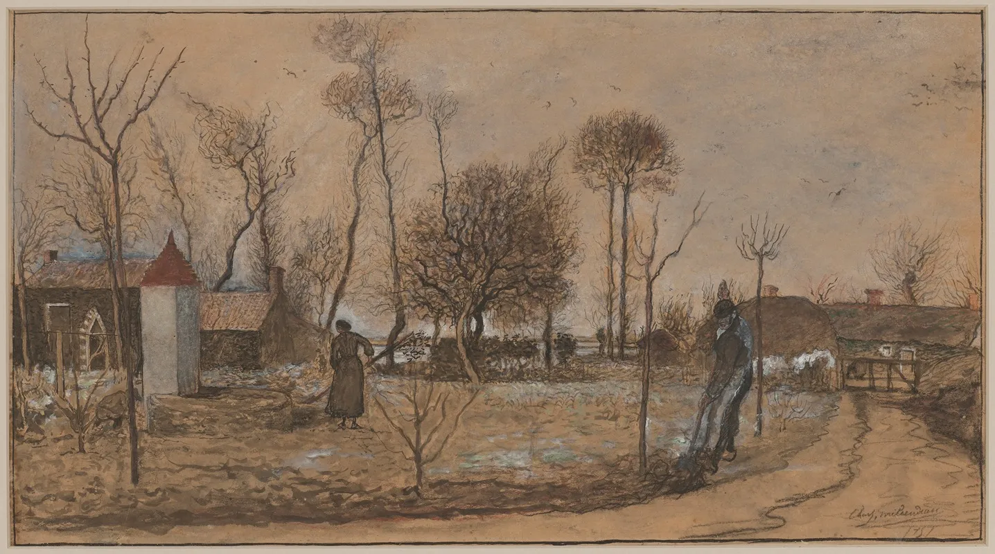 Milcendeaus House At Bois Durand by Charles Milcendeau - Canvas Print
