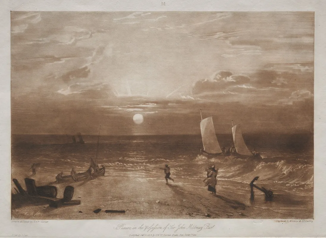 Mildmay Sea Piece by Joseph Mallord William Turner - Canvas Print