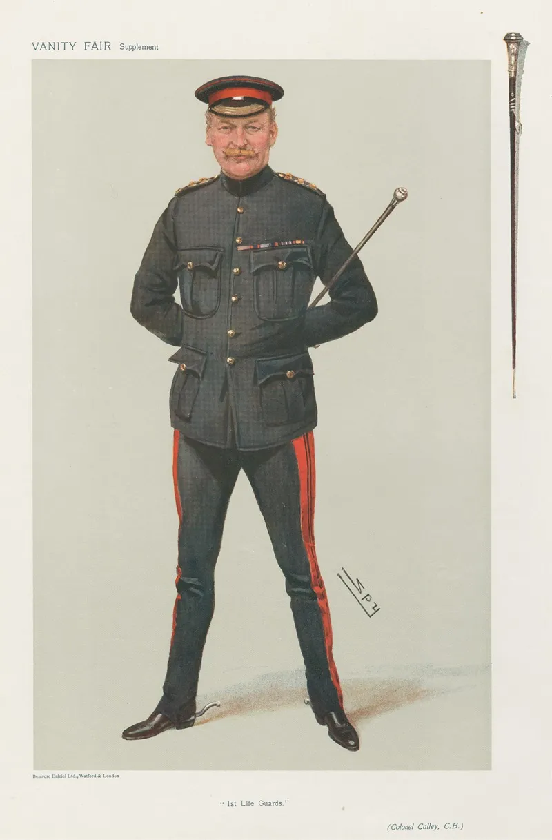 Military And Navy 1st Life Guards Colonel Calley October 3 1906