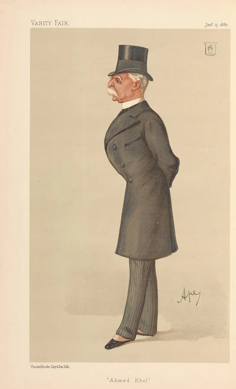 Military And Navy Ahmed Khel General Sir Donald Martin Stewart January 15 1887 by Carlo Pellegrini - Canvas Print