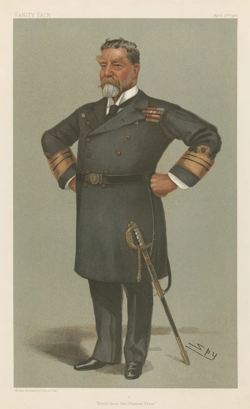 Military And Navy Fresh From The Channel Sheet Vice Admiral Sir Henry H Rawson April 25 1901