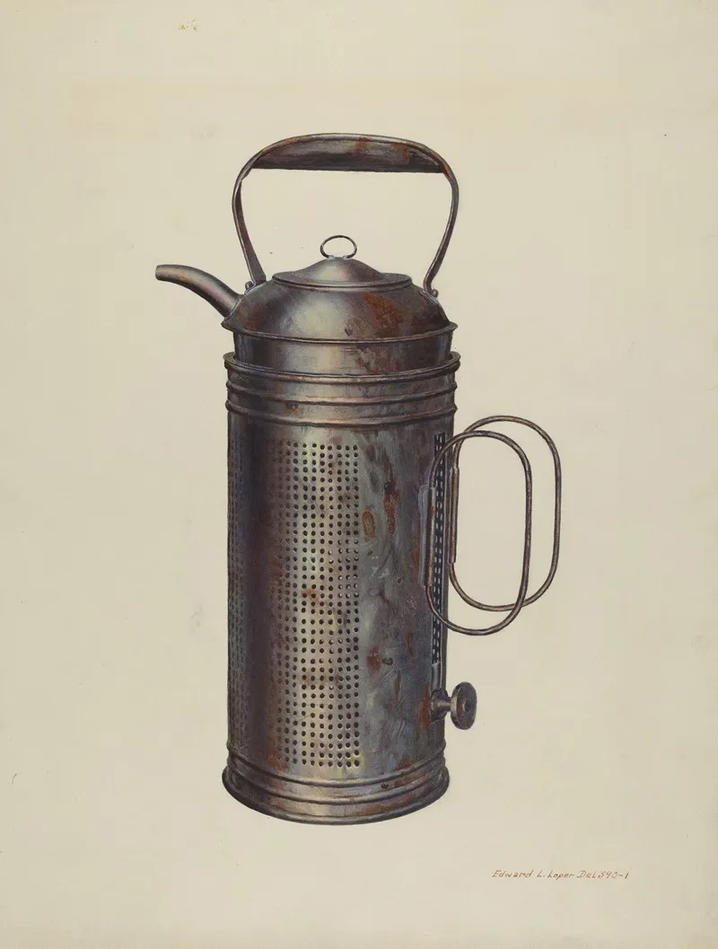 Milk Warmer by Edward L. Loper - Canvas Print