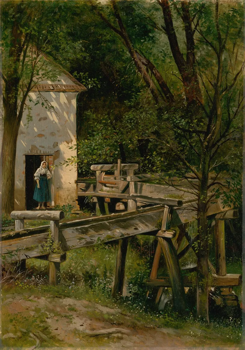 Mill 5 by Eduard Majsch - Canvas Print
