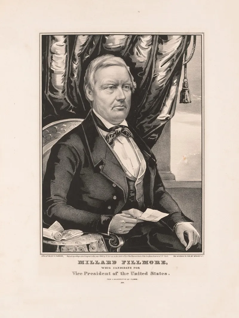 Millard Fillmore Whig Candidate For Vice President Of The United States
