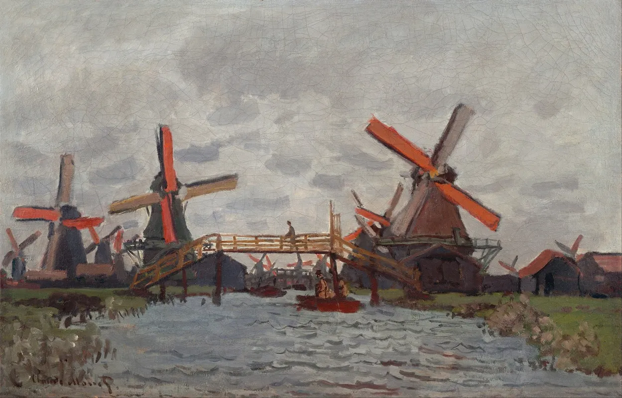 Mills At Westzijderveld Near Zaandam