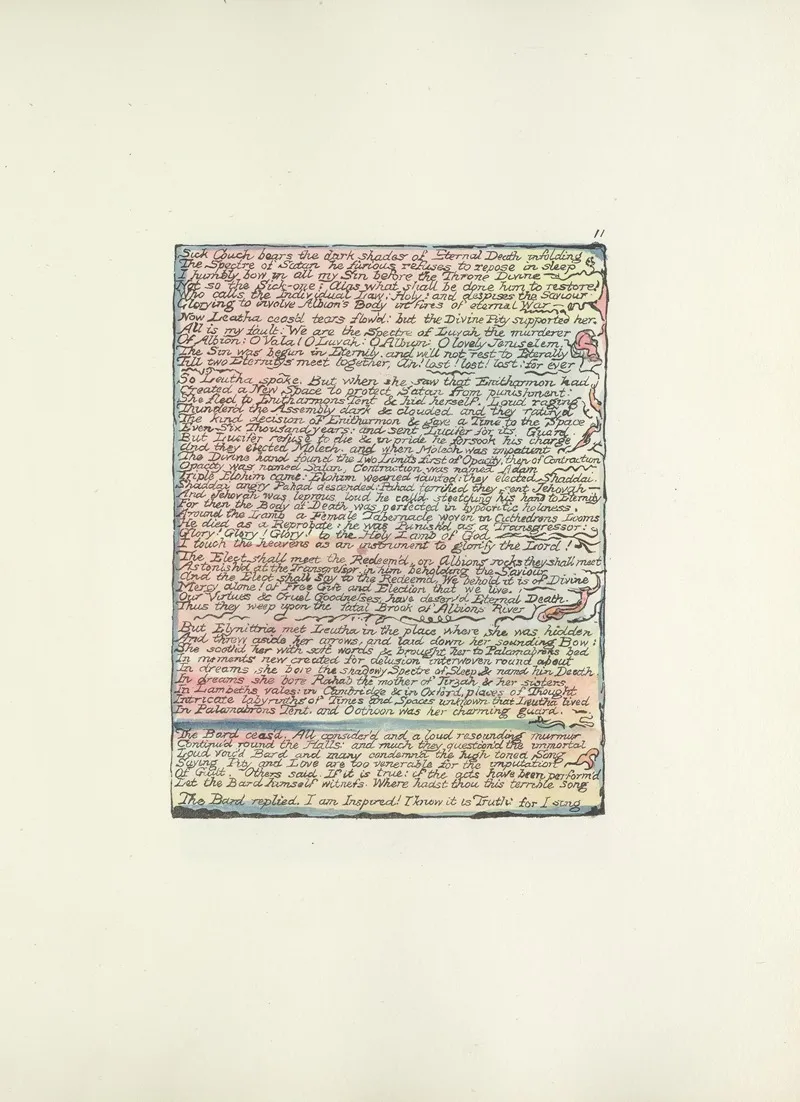 Milton A Poem In 2 Books Pl 11