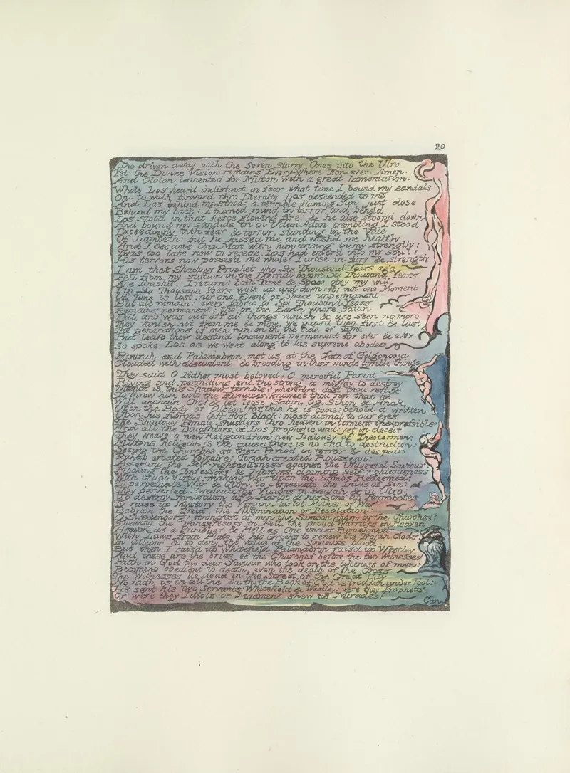 Milton A Poem In 2 Books Pl 20