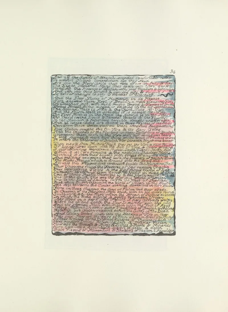 Milton A Poem In 2 Books Pl 34