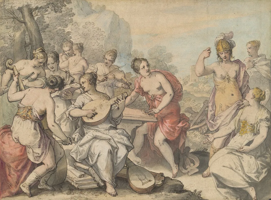 Minerva And The Muses