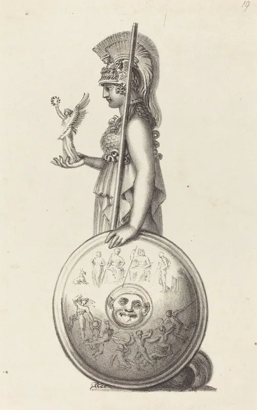 Minerva By Phidas Published 1829