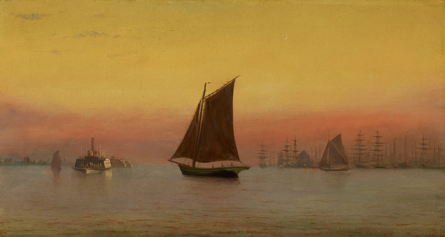 Misty Morning New York Harbor