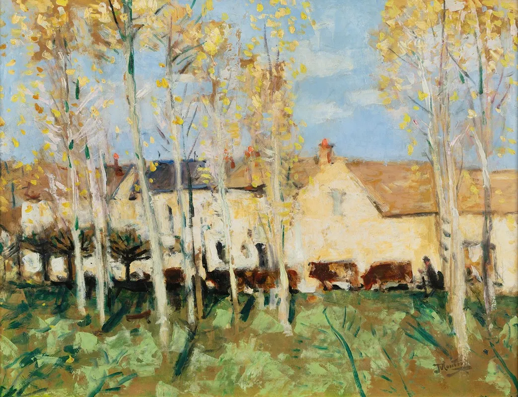 Misy Sur Yonne by Pierre-Eugène Montézin - Canvas Print